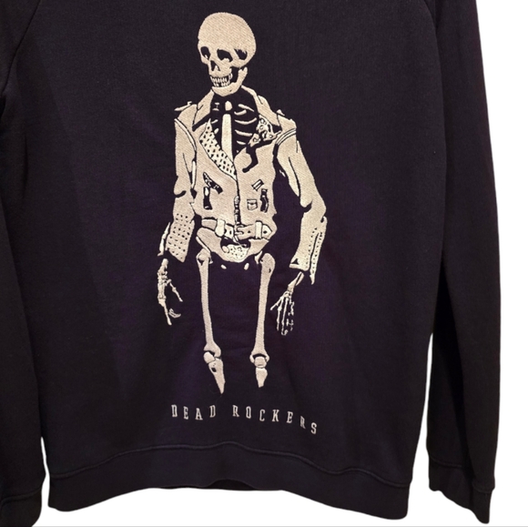 Zoe Karssen Dead Rockers Longsleeve Sweatshirt. Size XS - Picture 2 of 8